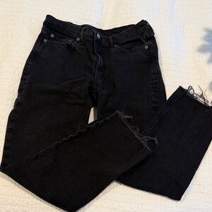 GAP Black Straight-Leg Women's Jeans